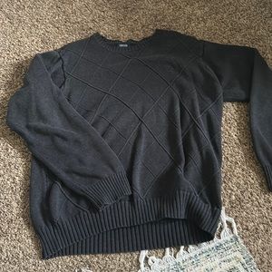 Dark Gray Izod Sweater- size L